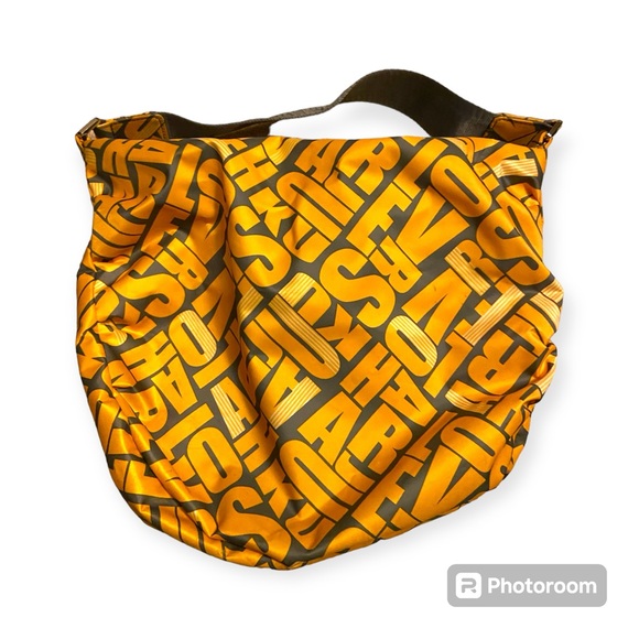 Gwen Stefani Harajuku Lovers Guitar Strap Signature Slouchy Hobo Bag w Pom Y2K - Picture 10 of 10